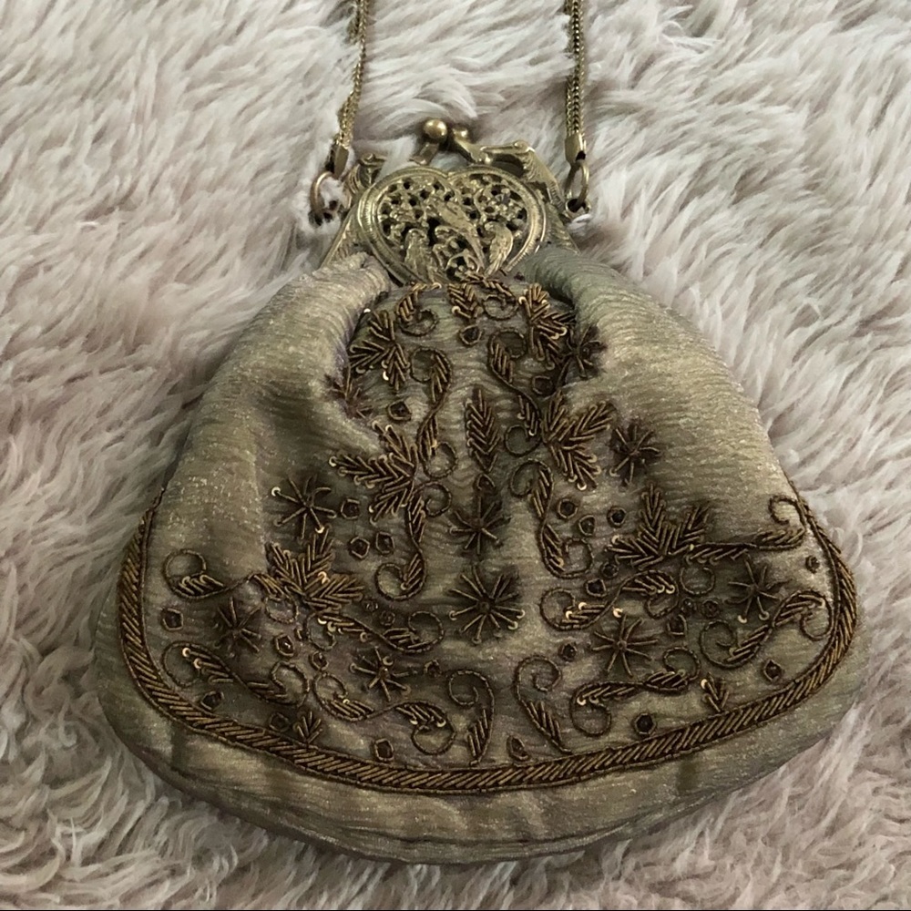Vintage Beaded Clutch Purse